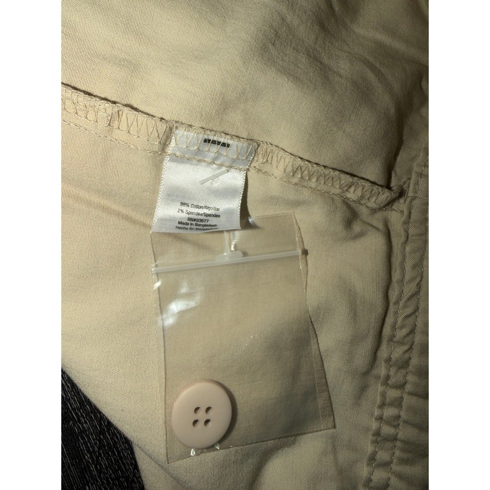 St Johns Bay Womens Khaki Stretch Skort Size 12 Gorpcore Utility Neutral NWOT - Picture 6 of 6